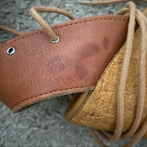 Steve Madden “Bikini” Cork Wedge Platform Wedge Sandals Size 11 - Picture 4 of 5